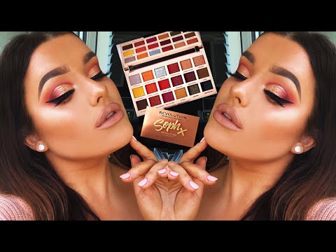 REVOLUTION X SOPH EXTRA SPICE PALETTE • FIRST IMPRESSIONS + TUT! | Rachel Leary - UC-Um2u0Agv8Q-OhjO6FZk1g