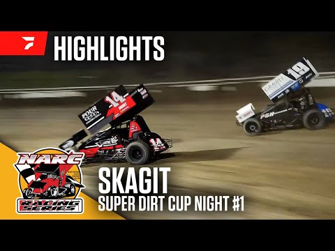 Night #1 Prelim | NARC Super Dirt Cup at Skagit Speedway 6/20/24 | Highlights - dirt track racing video image