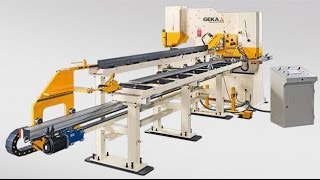 GEKA - FAAS, CNC Feeder for cropping flat bars and angles