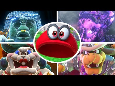 Super Mario Odyssey - Cappy vs All Bosses (Invisible Hat) - UC-2wnBgTMRwgwkAkHq4V2rg