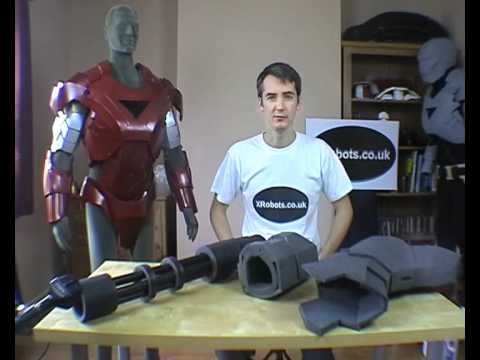 XRobots - Iron Man & War Machine pepakura cosplay suit foam build, sealing and painting process - UCUbDcUPed50Y_7KmfCXKohA