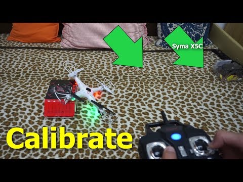 How to calibrate Syma X5C quadcopter (Basic Tutorial) - UCqaH_kMb09h9iEpRRVwIGEg