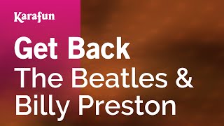 Get Back - The Beatles | Karaoke Version | KaraFun