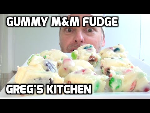 WHITE CHOCOLATE GUMMY M&M FUDGE - How To - UCGXHiIMcPZ9IQNwmJOv12dQ