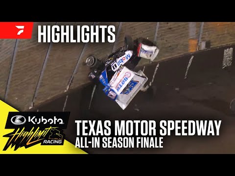 All-In Championship Finale | Kubota High Limit Racing at Texas Motor Speedway 10/12/24 | Highlights - dirt track racing video image