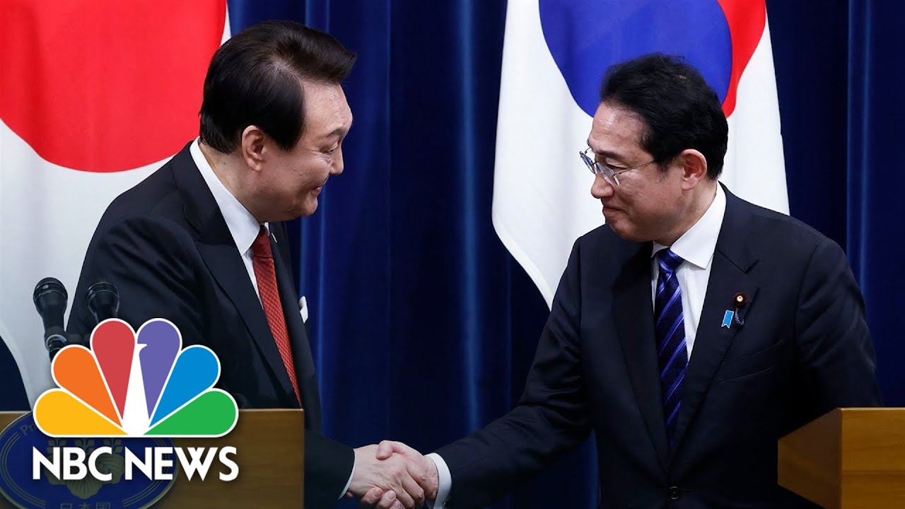 Japan and South Korea pledge closer ties at rare summit in Tokyo