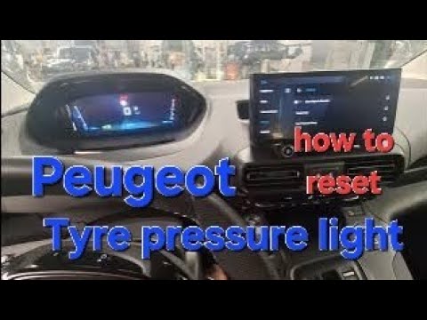 Comment R Initialiser Le T Moin De Service Du Peugeot Rifter