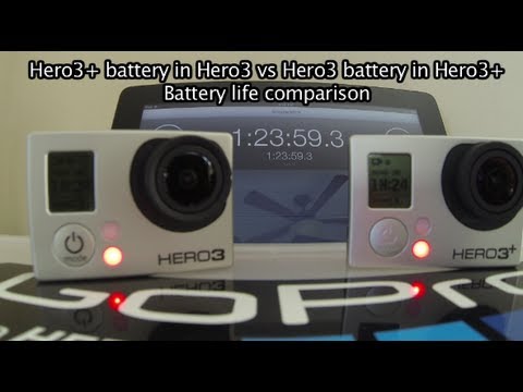 GoPro Hero3+ vs Hero3 Battery Switched / Battery Life Test - GoPro Tip #248 - UCTs-d2DgyuJVRICivxe2Ktg