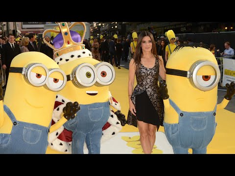 Minions World Premiere Yellow Carpet - Sandra Bullock & Minions - UCnIup-Jnwr6emLxO8McEhSw