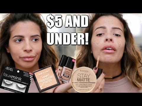 FULL FACE NOTHING OVER $5 | Drugstore Makeup Tutorial - UCKMugoa0uHpjUuq14yOpagw