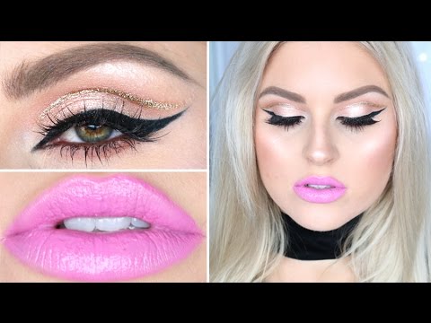 Drugstore & Affordable Makeup Tutorial ♡ Soft Glitter Cut Crease - UCMpOz2KEfkSdd5JeIJh_fxw