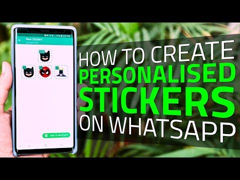 WATCH #Technology | How to Create Personalized Stickers on WhatsApp | You Can Make Your Own Stickers #Android #HowTo