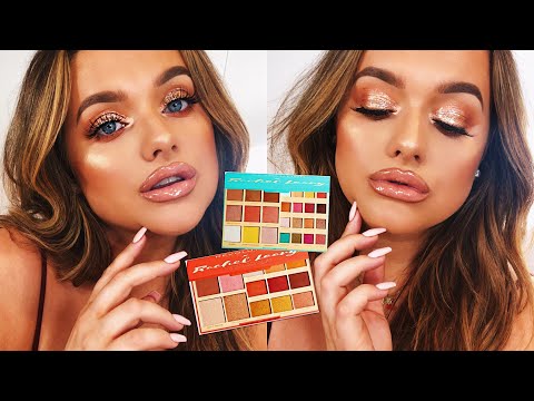 SUPER EASY/SOFT GLITTER GLAM PROM/WEDDING MAKE UP! USING MY PALETTES!!! | Rachel Leary - UC-Um2u0Agv8Q-OhjO6FZk1g