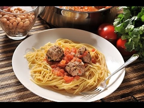 Espagueti con albóndigas - Recetas de cocina italiana - Spaghetti and meatballs - UCvg_5WAbGznrT5qMZjaXFGA