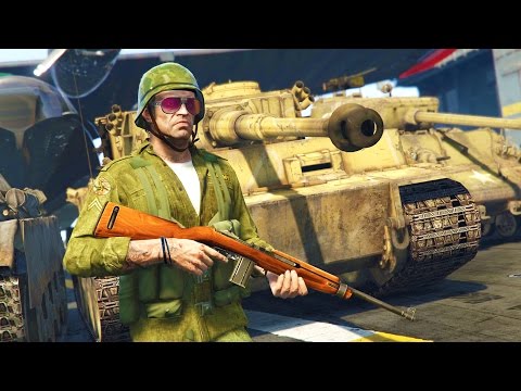 GTA 5 Real Life Military Mod - World War 2 Tanks, Planes & Weapons!! (GTA 5 Mods Gameplay) - UC2wKfjlioOCLP4xQMOWNcgg