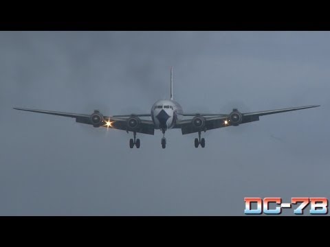 Eastern DC-7 at St Maarten with Crosswind - UCr8T9rFNMB3tLAW2TSFZc2A