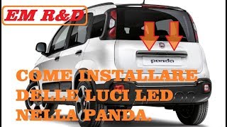 Sostituire la luce targa FIAT PANDA 319