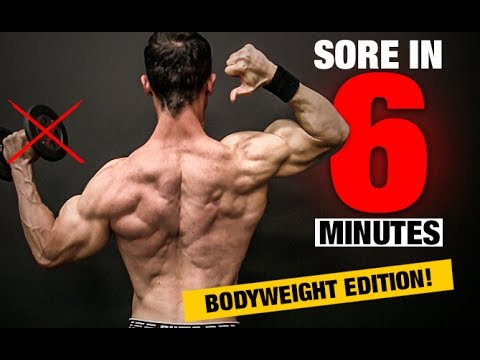 Bodyweight Back Workout (SORE IN 6 MINUTES!) - UCe0TLA0EsQbE-MjuHXevj2A