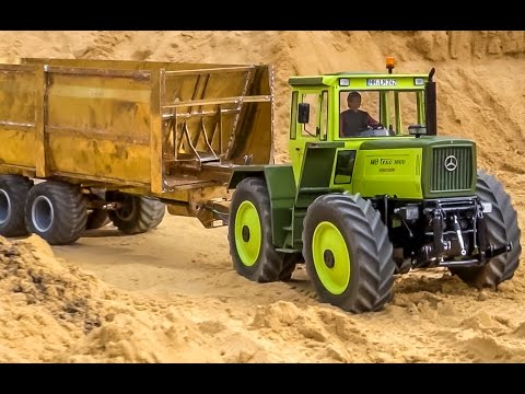RC tractor MB Trac in action! Amazing R/C model! RC-Glashaus fun! - UCZQRVHvPaV4DRn3tp8qrh7A