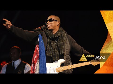 Jay-Z - Wonderwall/99 Problems (Glastonbury 2008)