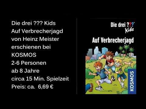 Die drei ??? Kids Auf Verbrecherjagd-Kartenspiel - Review inkl. Beispielrunde - Die Brettspieltester