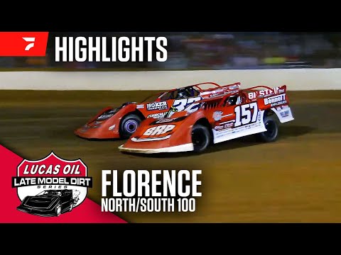 $75,000-To-Win North/South 100 | Lucas Oil Late Models at Florence Speedway 8/10/24 | Highlights - dirt track racing video image