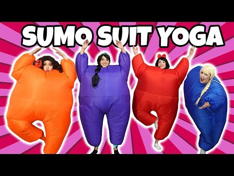 SUMO SUIT YOGA CHALLENGE (Princess Dress Up Characters) - UCPOIFuct7fjWKkiDRTNJqrg