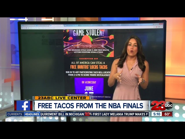 Taco Bell Offers Free Tacos During the NBA Finals