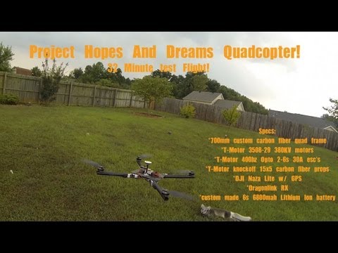 Project Hopes and Dreams 6s  long flight time quadcopter part 1 Flown with Dragonlink - UCkucB41SgYGTLe-_z-I4MJw