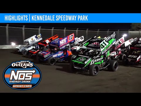 World of Outlaws NOS Energy Drink Sprint Cars | Kennedale Speedway Park March 23, 2024 | HIGHLIGHTS - dirt track racing video image
