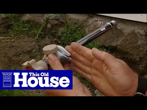 How to Install a Frost-Proof Faucet with PEX Piping | This Old House - UCUtWNBWbFL9We-cdXkiAuJA