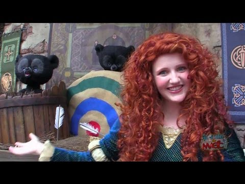 Merida "Brave" meet-and-greet at Magic Kingdom with bear cubs & archery lessons - UCYdNtGaJkrtn04tmsmRrWlw