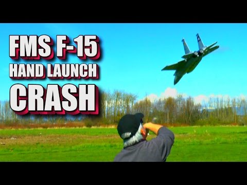FMS F-15 EDF Hand Launch Crash - UCvrwZrKFfn3fxbkpiSIW4UQ