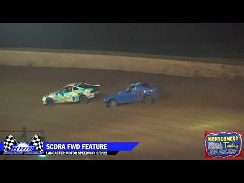 SCDRA FWD Feature - Lancaster Motor Speedway 9/3/22 - dirt track racing video image