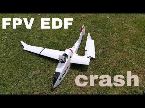 FPV EDF RC airplane bad crash - UCaLqj-d_p8iuUfda5398igA
