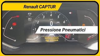 Reset Spia Pressione Renault CAPTUR 2021-2022