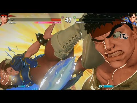 Street Fighter 5 Gameplay Ryu Vs Chun Li Full Match 【60 Fps HD】 (Street Fighter V PS4 Gameplay) - UCsJjXWCFZcDn-IAghR--S_A