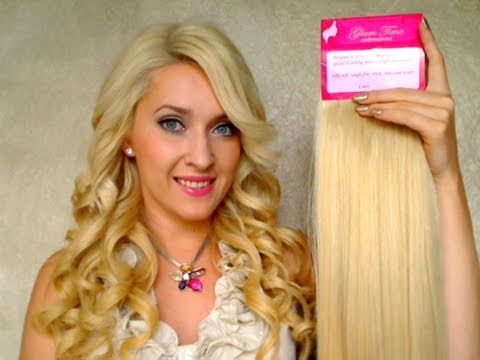 How to apply clip in hair extensions for thin hair tutorial The best Remy human hair review - UCeRF3k69cJnxB87lwk9KbrA