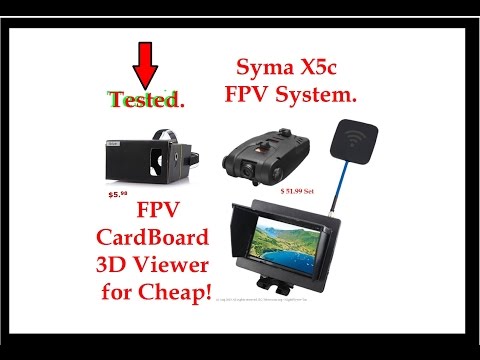 Cardboard FPV 3D Viewer for Cheap, plus Syma FPV system tested - UCvPYY0HFGNha0BEY9up4xXw