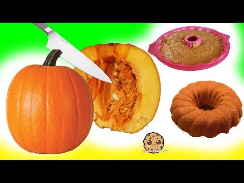 Homemade Pumpkin Bread from Real Halloween Pumpkin Cooking with Cookie Video - UCelMeixAOTs2OQAAi9wU8-g