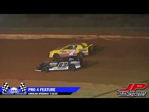 Pro 4 Feature - Carolina Speedway 7/25/25 - dirt track racing video image