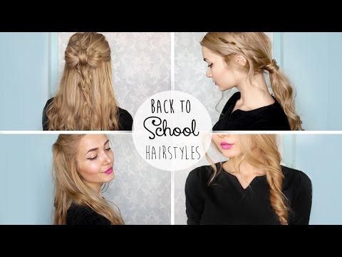 4 Cute Back To School  Hairstyles ♡ - UCBKFH7bU2ebvO68FtuGjyyw