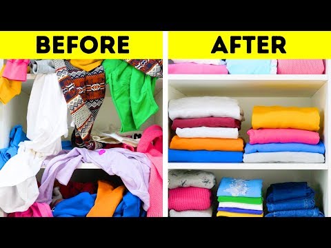 20 SPACE-SAVING CLOTHES FOLDING IDEAS - UC295-Dw_tDNtZXFeAPAW6Aw