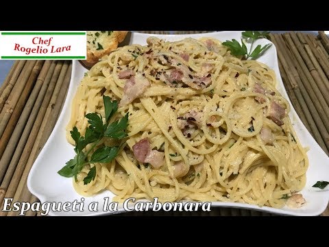 ESPAGUETI A LA CARBONARA, DELICIOSA RECETA! - UCKkinZz8CfbX-Hr6zcXOO7Q