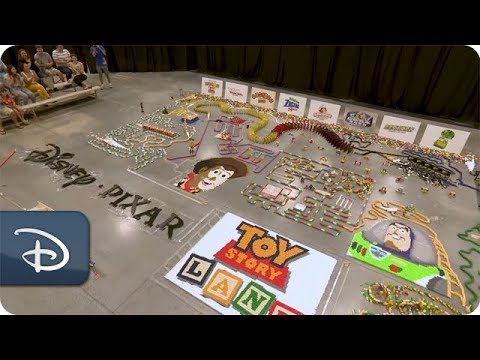 32,000-Piece Domino Maze Celebrates Disney’s Toy Story Land - UC1xwwLwm6WSMbUn_Tp597hQ