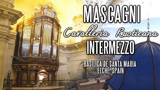 MASCAGNI - INTERMEZZO from Cavelleria Rusticana - Organ of Basílica de Santa María, Elche, Spain