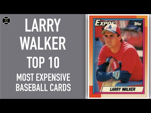 Larry Walker Baseball Card Values