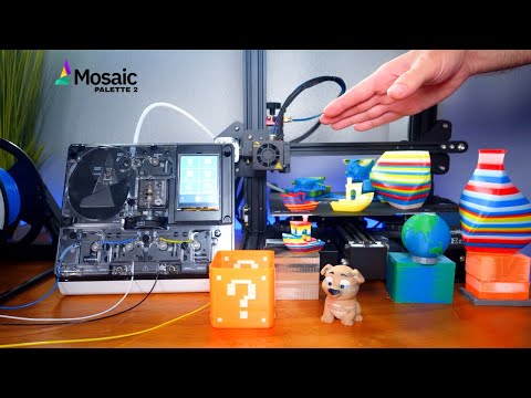 Mosaic Palette 2 - 3D Color Printing - Unbox & Setup - UC3Gh-hVVdZXDuTMNlqyHYBw