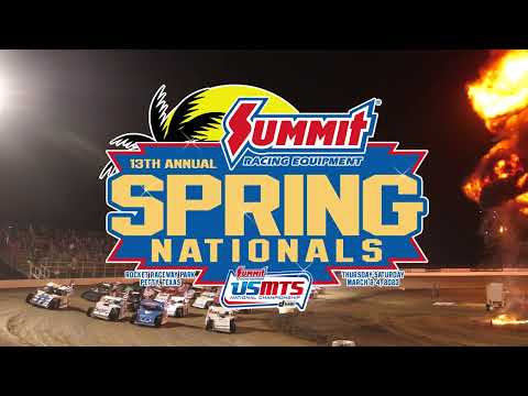 13th Annual Summit USMTS Spring Nationals ready to blast off - dirt track racing video image