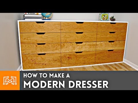How to Make a Modern Dresser // Woodworking - UC6x7GwJxuoABSosgVXDYtTw